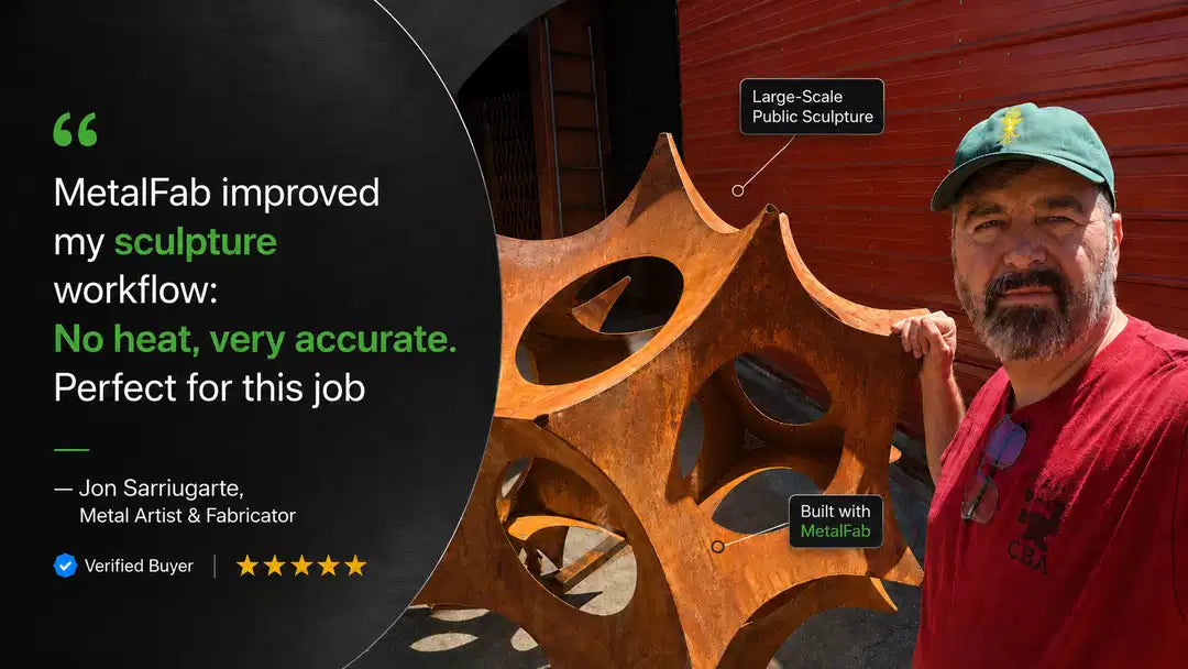 120 Parts, Zero Warping: How I Build Giant Metal Art With MetalFab