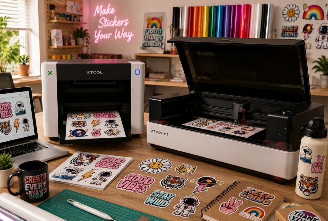 How to Make a Sticker: Design, Print & Cut Custom Stickers