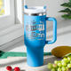 40oz Stainless Steel Tumbler with Removable Handle