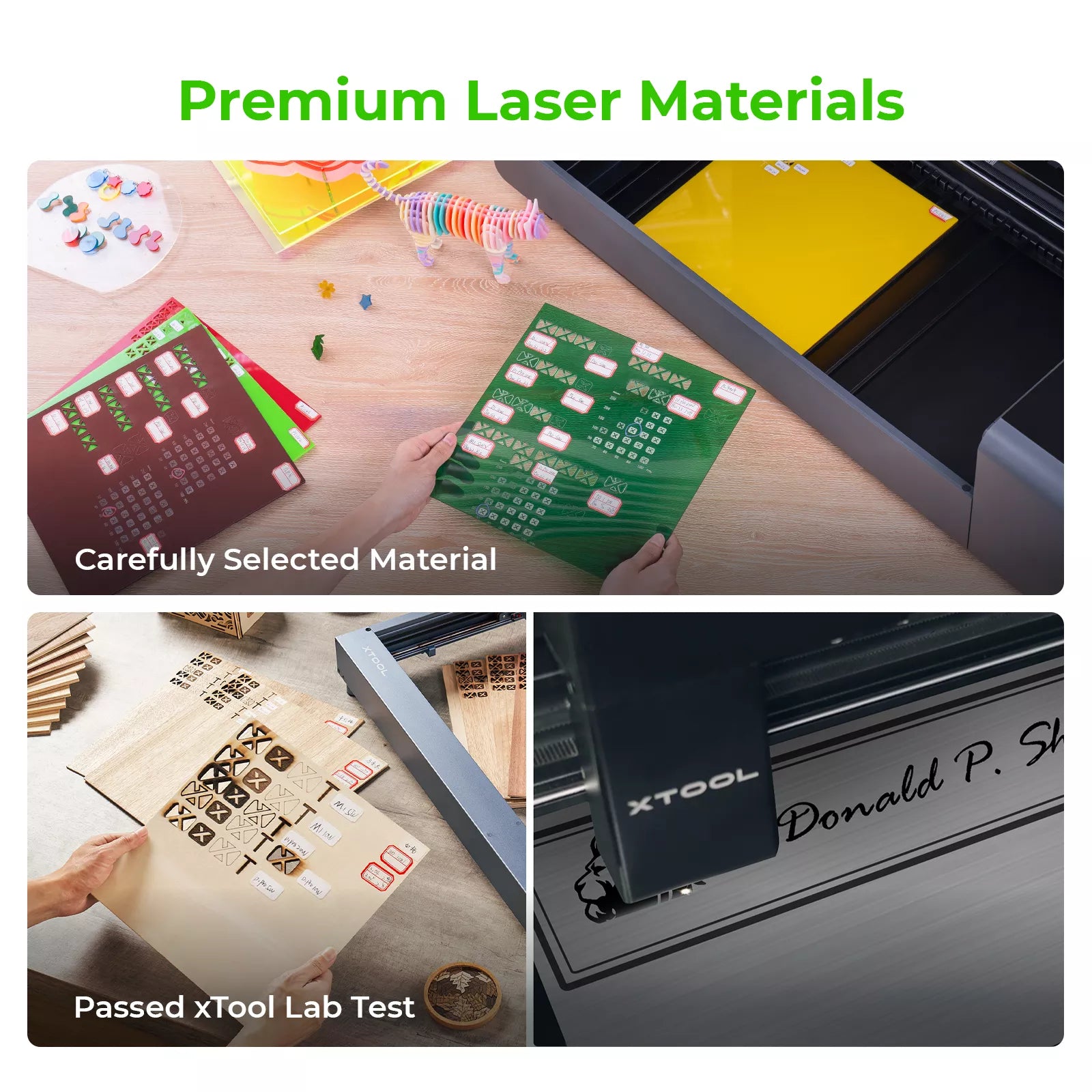 xTool S1 Laser Material Kit (34pcs)
