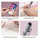 Black Stylus Ballpoint Pens with Multicolored LED Lights (10pcs)