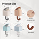 PopSeek Cute Decorative Wall Hooks (2pcs)