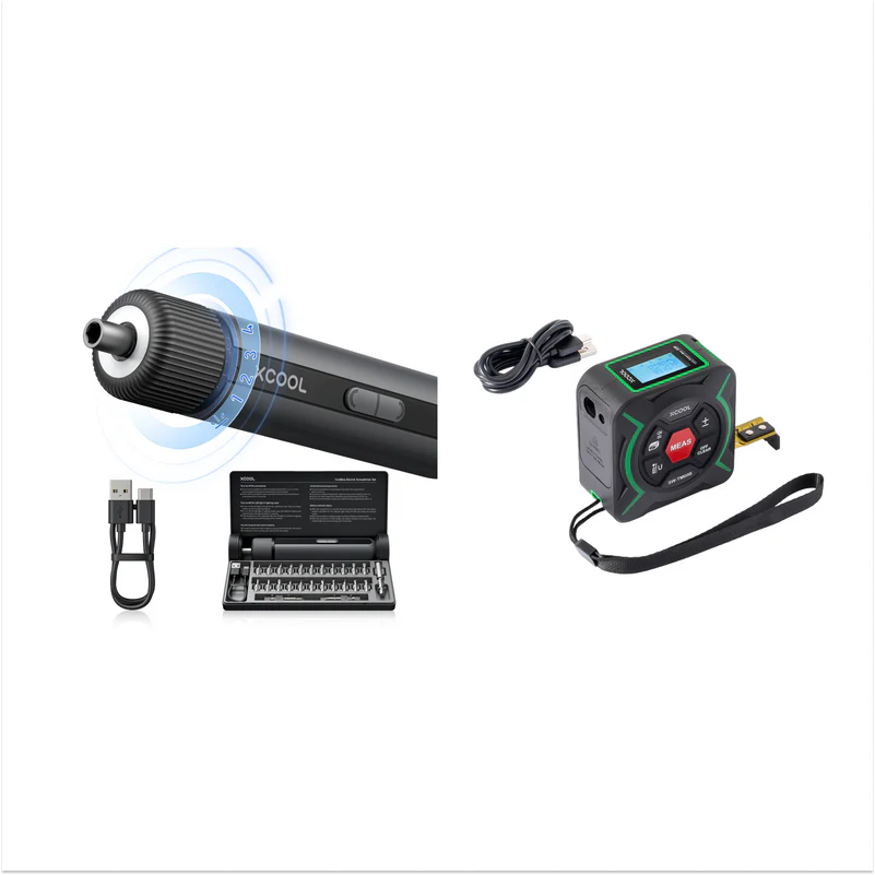 EZTorque 4V Electric Screwdriver Cordless with 24 S2 Steel Bits