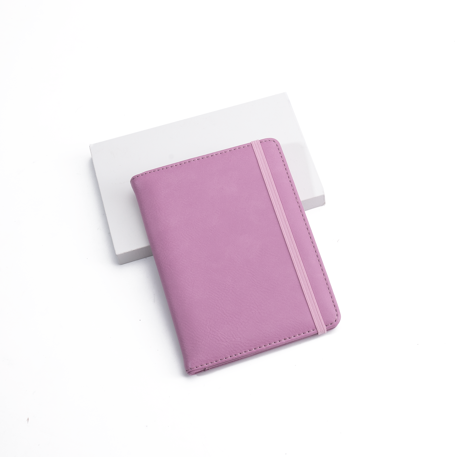 Pink to Black Laserable PU Patch Passport Holder