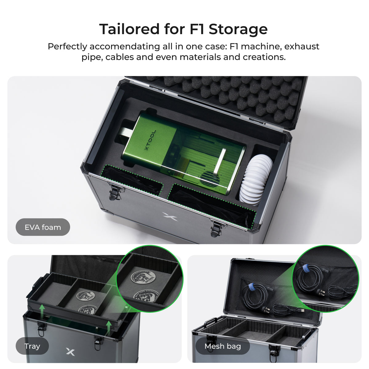 【新品未開封】xTool F1 ローリングハードケース Amazon.com: xTool F1 Rolling Hard Case with Shockproof Shell