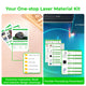 Ultimate Laser Material Kit (155pcs)