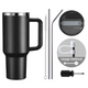 40oz Stainless Steel Tumbler with Removable Handle