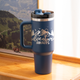 40oz Stainless Steel Tumbler with Removable Handle