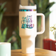 Glow in the Dark Stainless Steel Tumbler with Removable Handle (40oz)