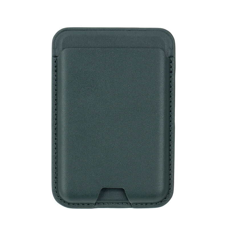 Forest Green PU Leather Magnetic Phone Wallet
