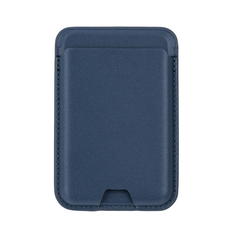 Blue PU Leather Magnetic Phone Wallet