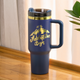 40oz Stainless Steel Tumbler with Removable Handle