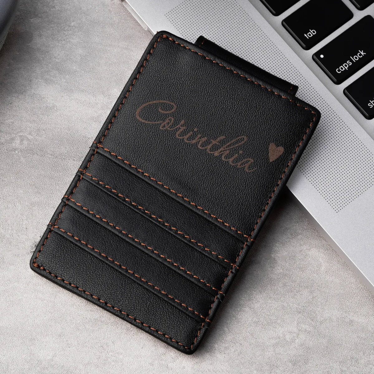 Leather Magnetic Money Clip Wallet | xTool Materials