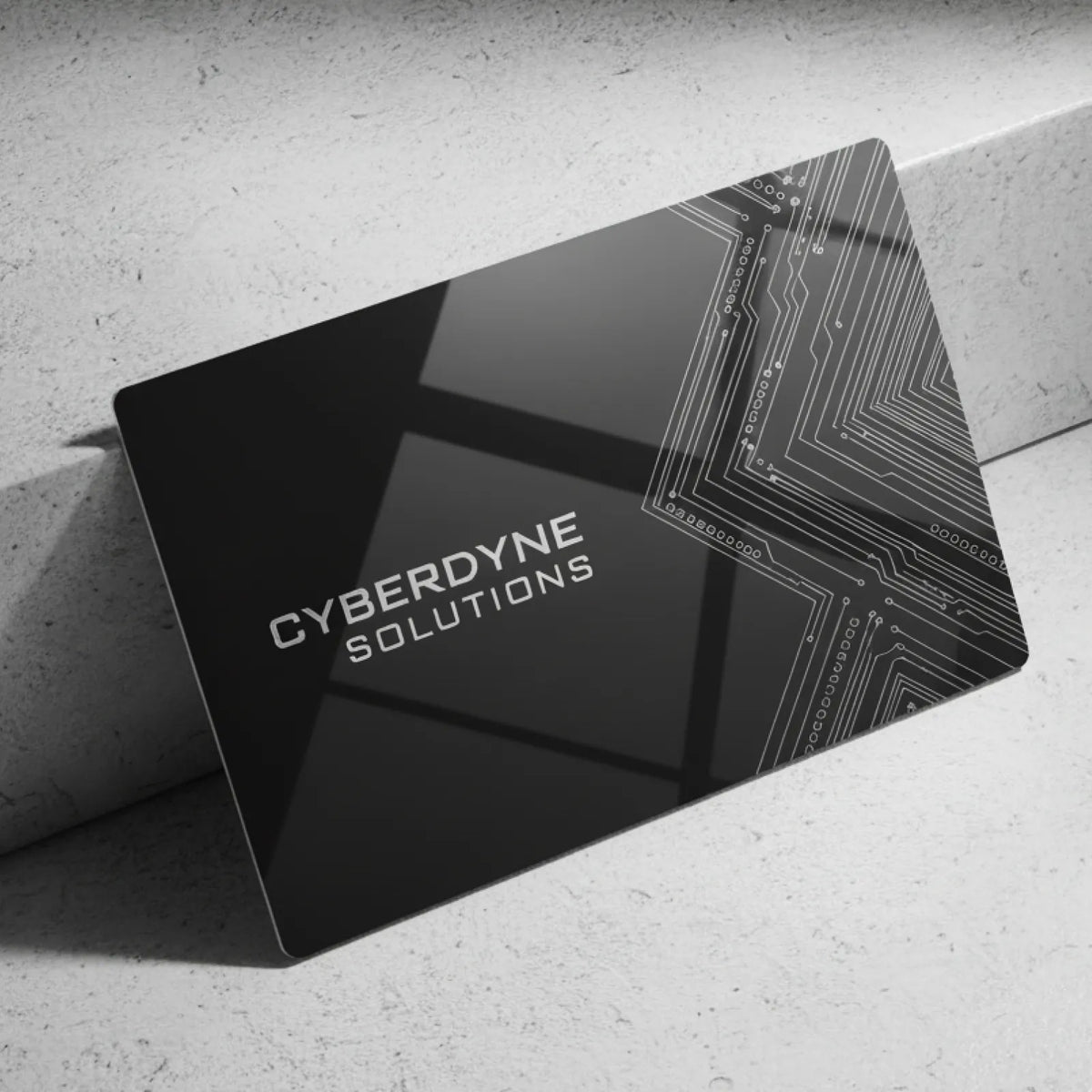 black holographic business cards Square Mockup Scene with and Foil Effects Stock Template Black Business Cards