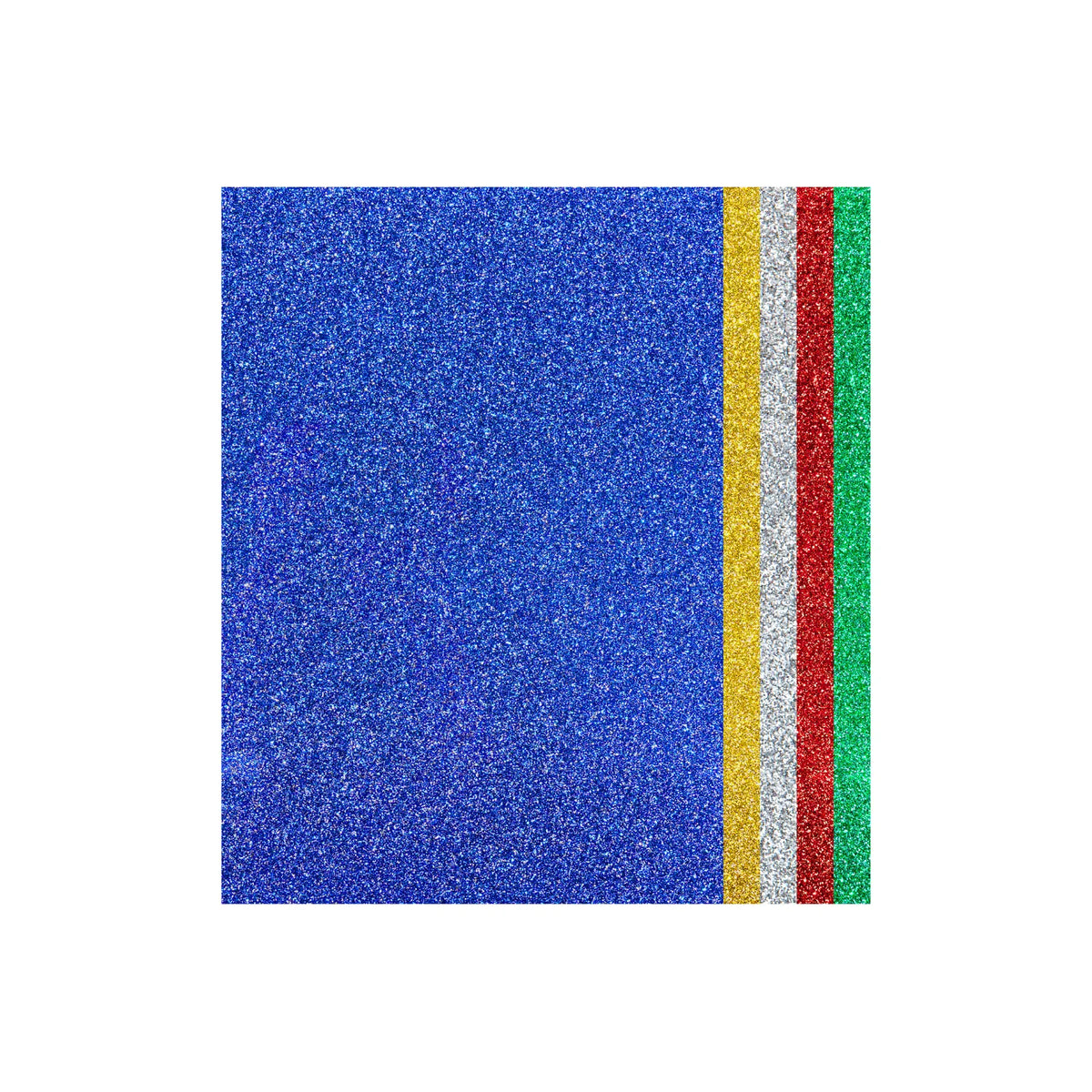 Multicolored Glitter Cardstock (25pcs)