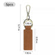 Brown Leather Keychain (5pcs)