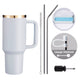 40oz Stainless Steel Tumbler with Removable Handle