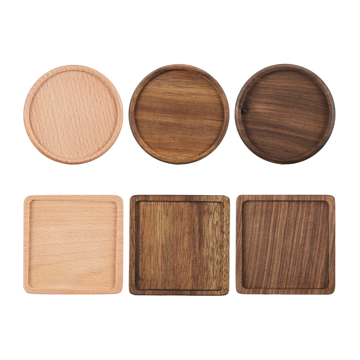 Wooden Coasters 6pcs | xTool Materials