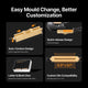 easy mould change hot foil stamping machine for small business