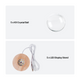 dimensions of K9 cystal ball and led light base