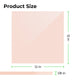 dimensions of light pink acrylic plexiglass sheet for laser cutting