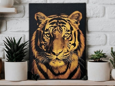 How To Make Painted Canvas Art With A Laser Engraver Xtool