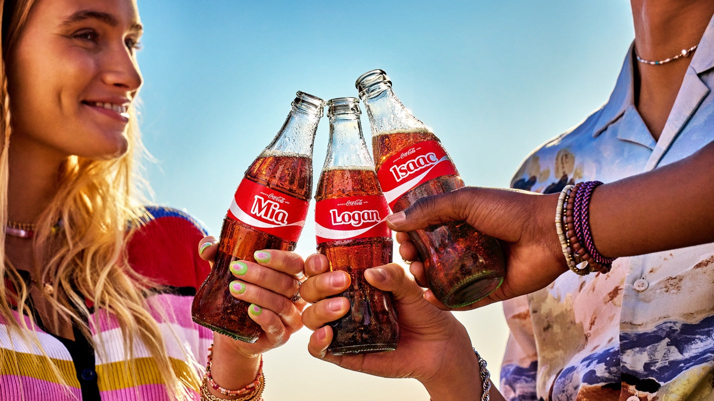 coca cola transforming package design