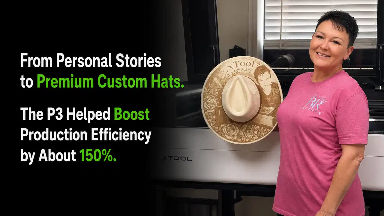 Every Hat Has a Story: Renee Farris and the xTool P3