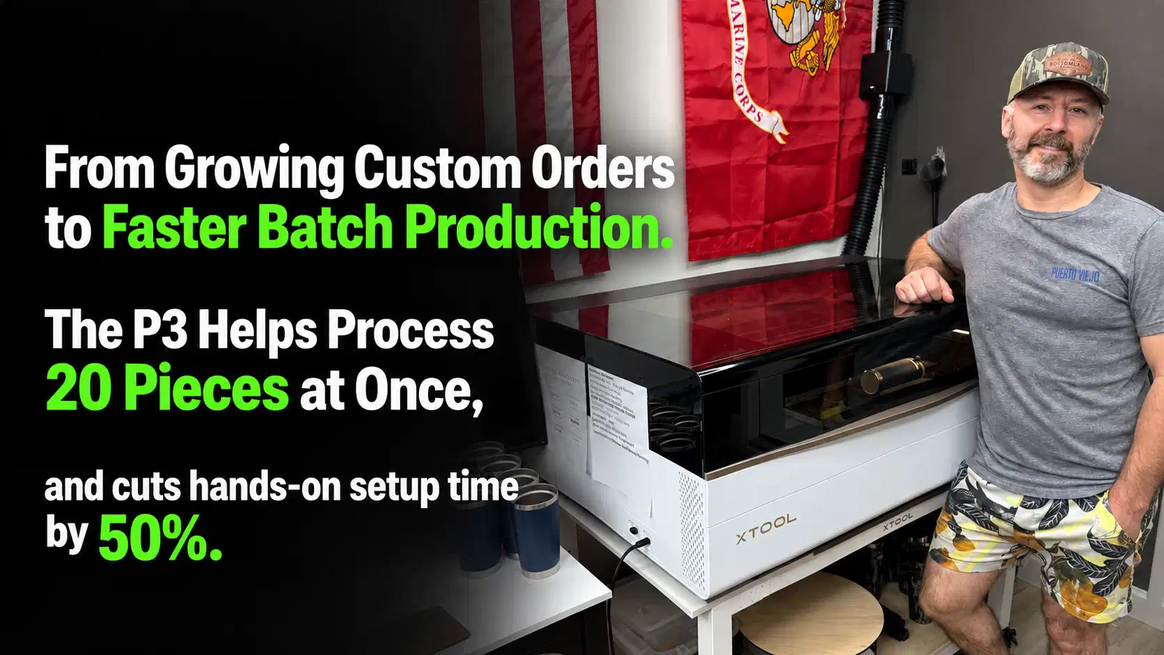 How Garcia-Hill Creations Scales Custom Work with xTool P3