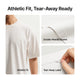 xTool Selected 180g 100% White Cotton T-Shirt (6pcs)
