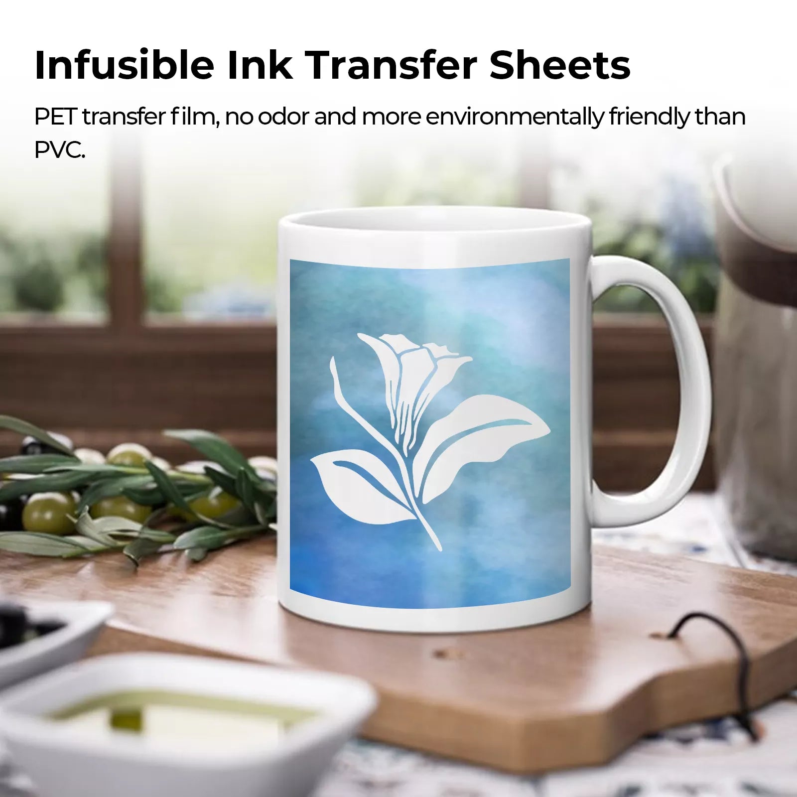 24 Fogli Trasferimento A Sublimazione Infusible Ink - Per Personalizzare Magliette, Tazze E Molto Altro!