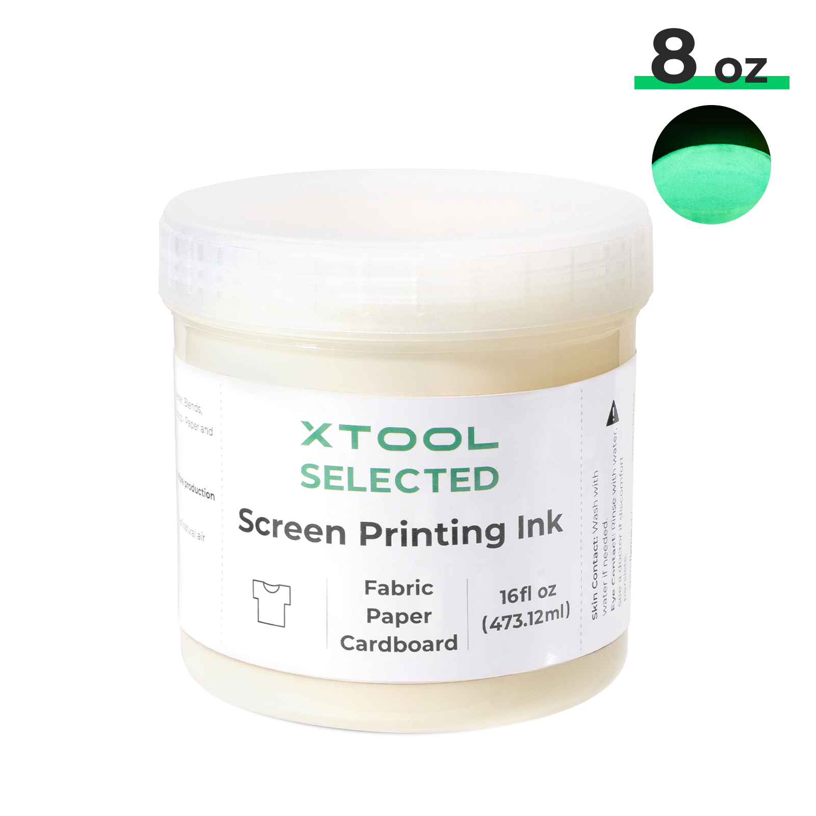 Glow in The Dark Screen Printing Ink (8oz)