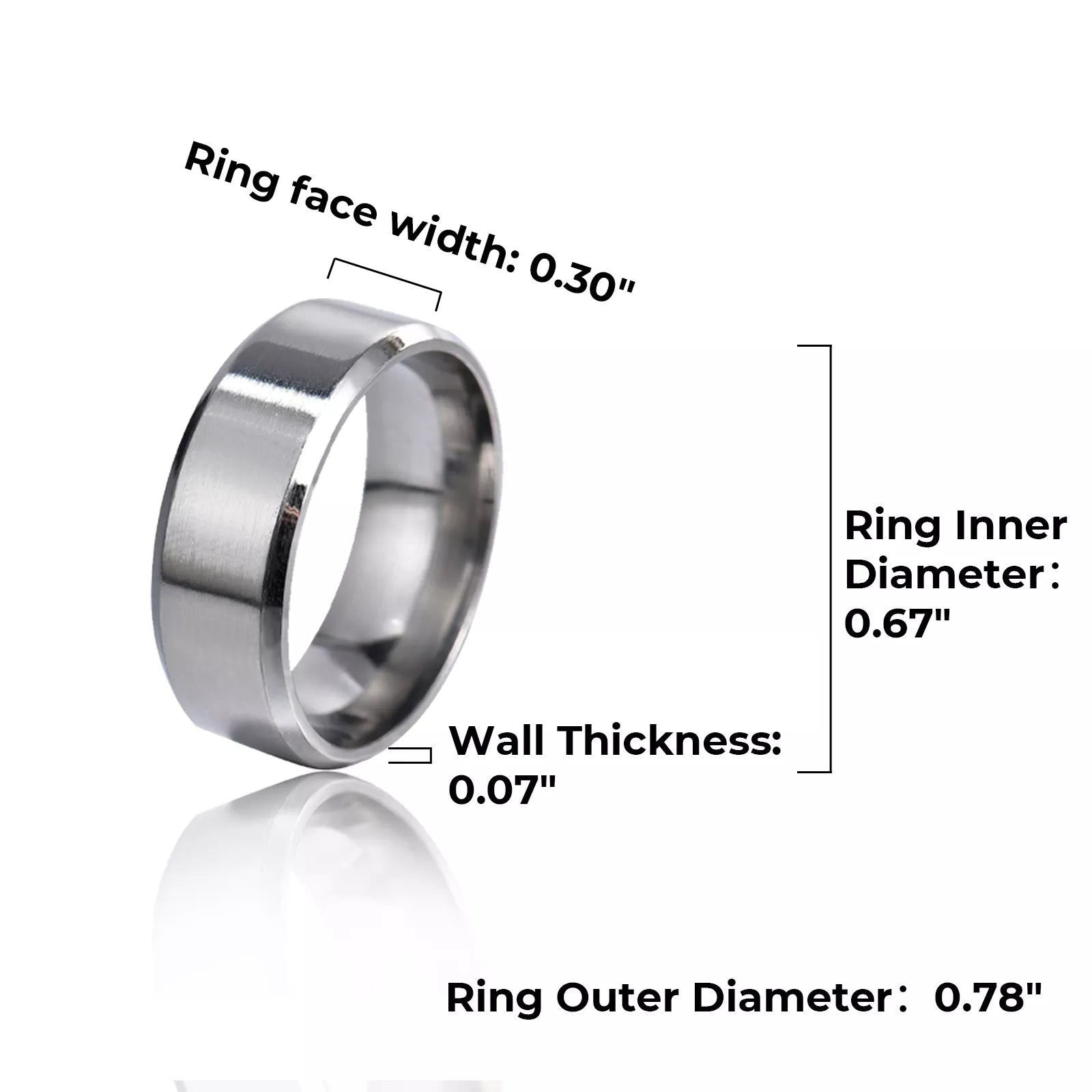 Stainless Steel Ring (10pcs)