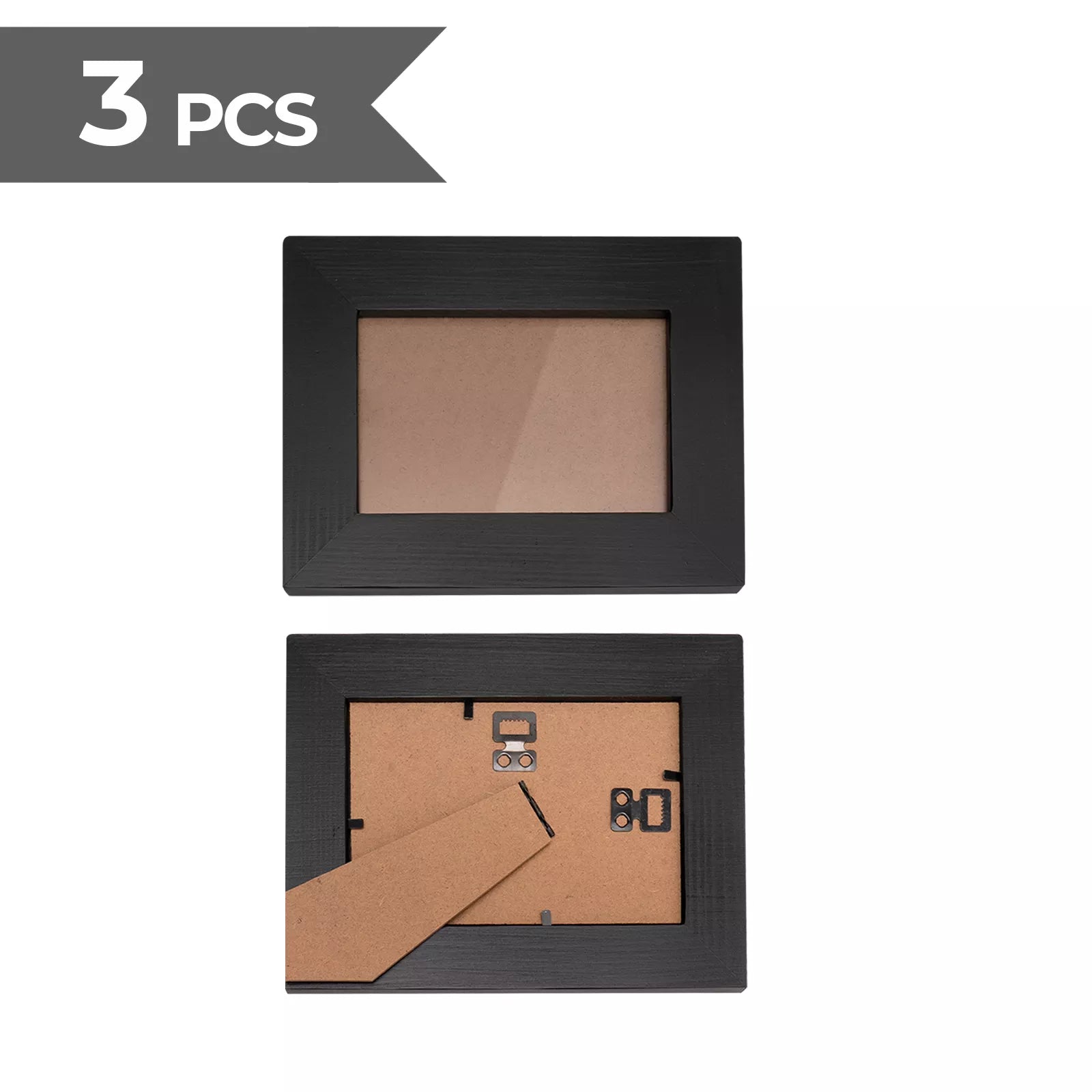 Black Wooden Photo Frame (3pcs)