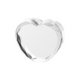 Beveled Faceted Heart-Shaped K9 Crystal (1pcs)