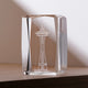 Beveled Edge Rectangular K9 Crystal