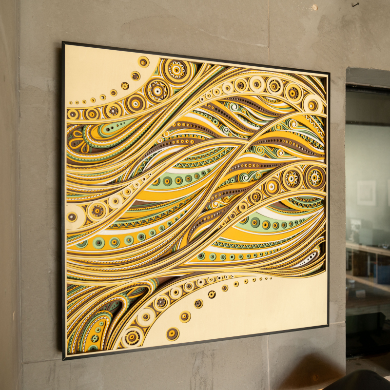 3mm dark green mdf board 30 30cm 3pcs 05