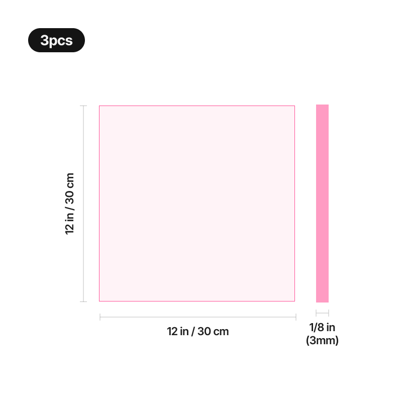 3mm translucent light pink acrylic sheet 04 2