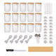 15-Pack 7oz Frosted Candle Jars with Making Kits