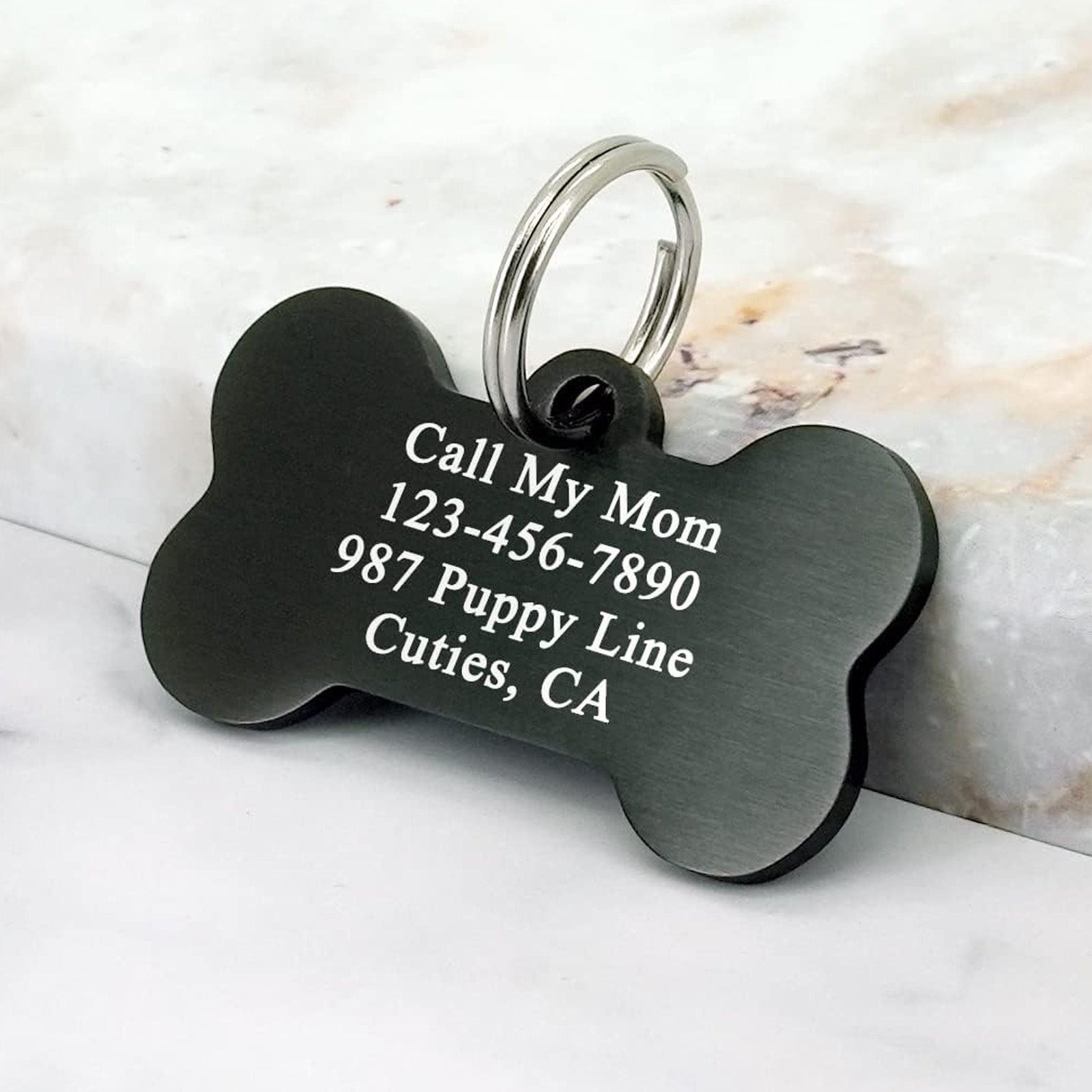 thumbnail image 2 of Screen Printed Colored Stainless Steel Dog Bone Opener - NEON GREEN 2 of 12