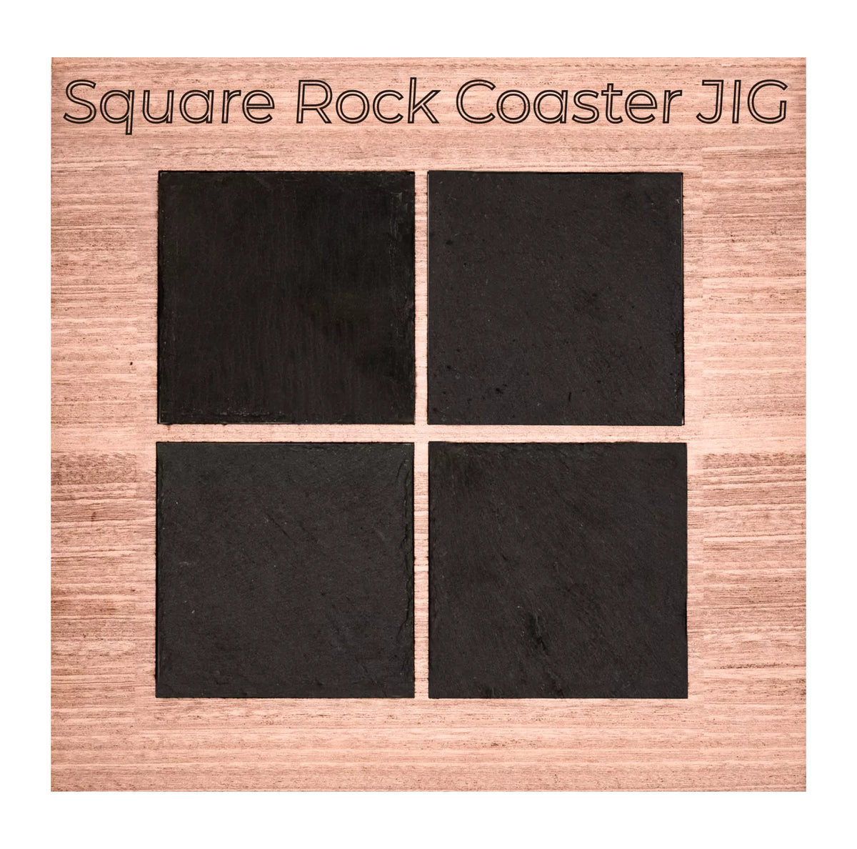 Coaster Jigs Vector Square Rock Coaster Jig File