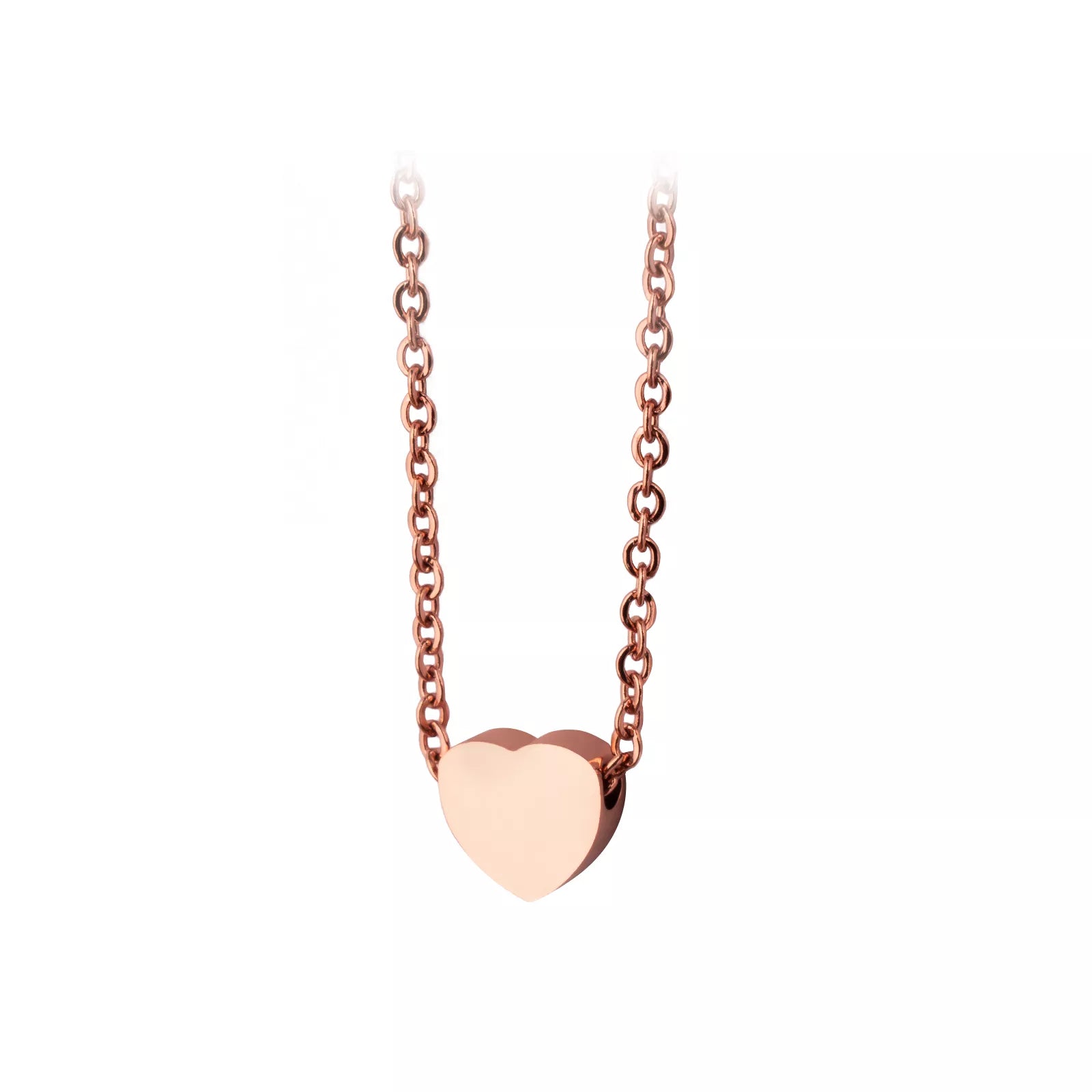 Stainless Steel Heart Necklace (6pcs)