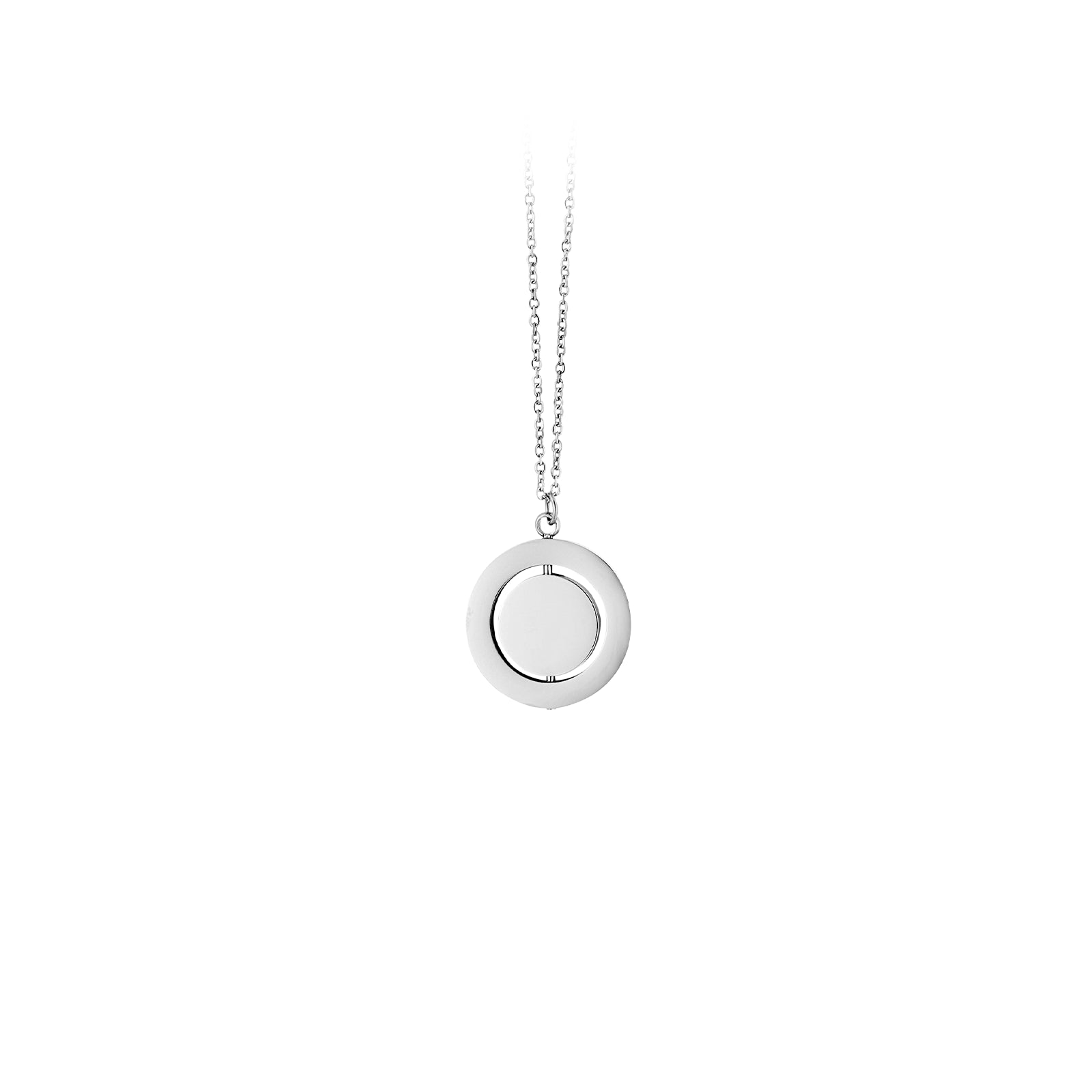 Stainless Steel Spinner Pendant Necklace (3pcs)