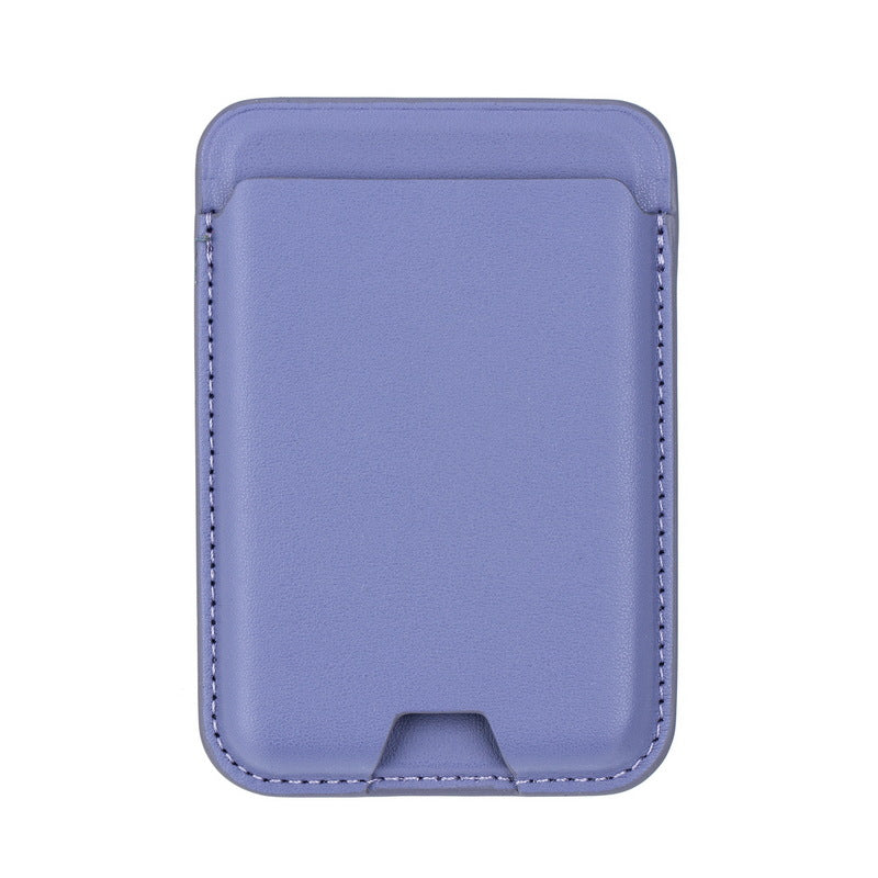 Purple PU Leather Magnetic Phone Wallet