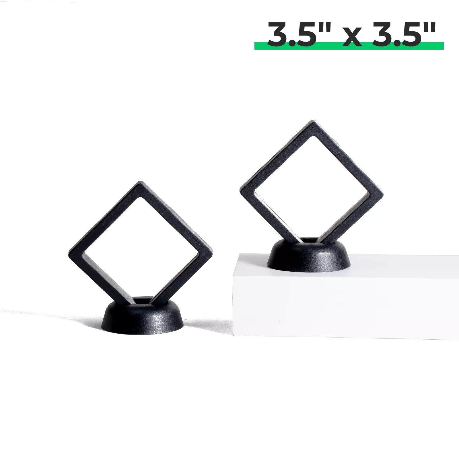 Black Floating Frame with Stand (10pcs)