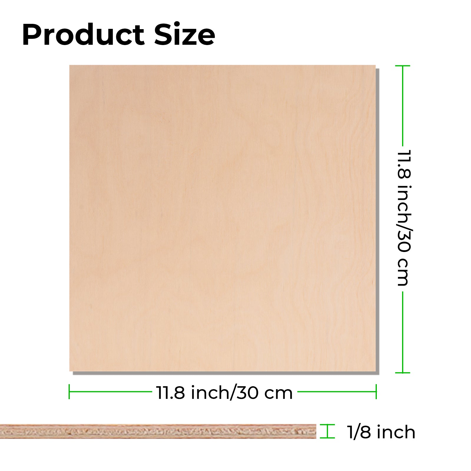 xTool 3 mm Basswood Plywood (6-Pack) | 3D Prima - 3D-Printers and filaments