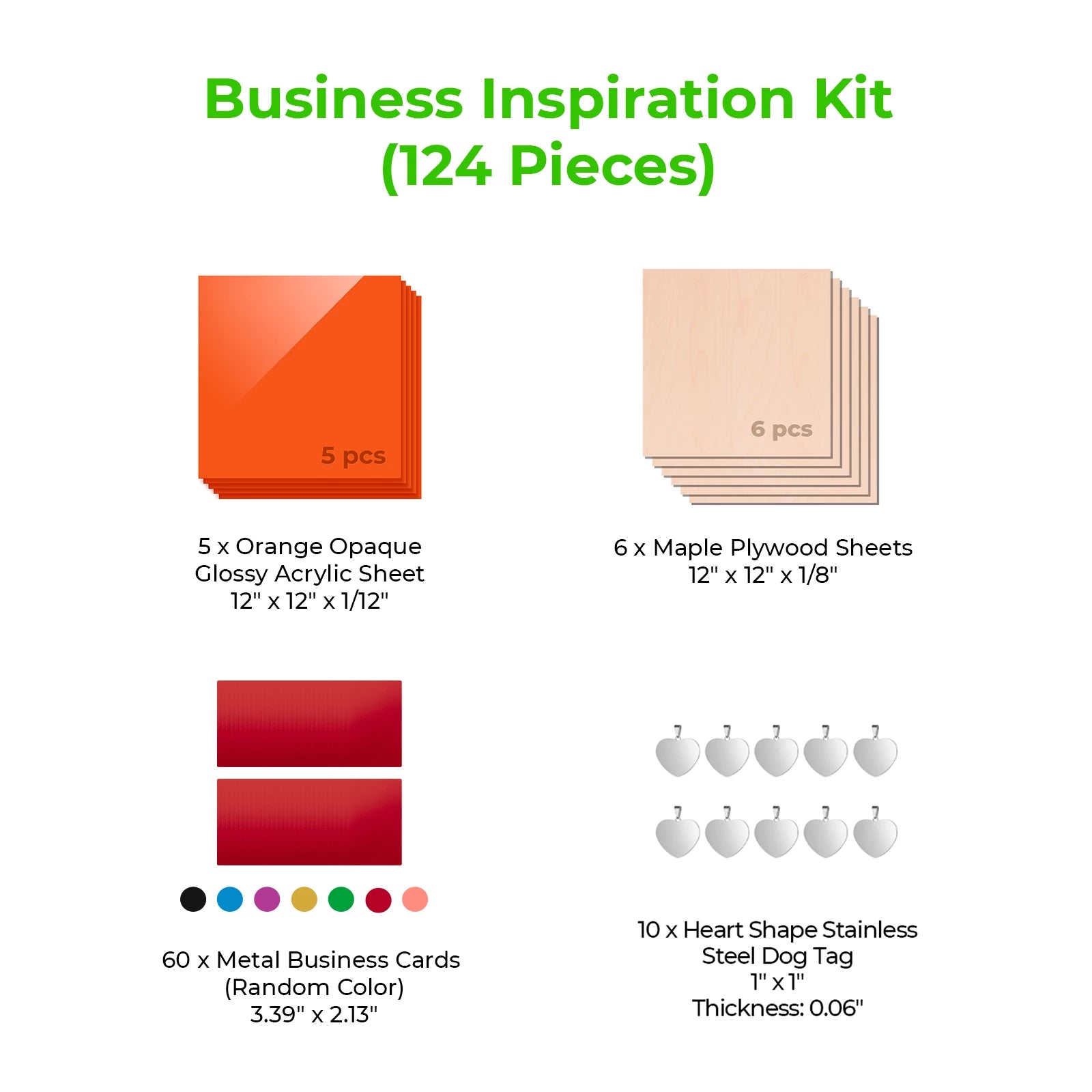 xTool Business Inspiration Kit (124pcs)