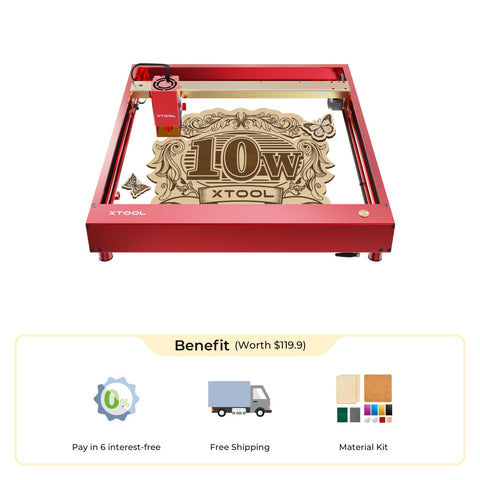 xTool D1 Pro Desktop Laser Engraver Cutting Machine