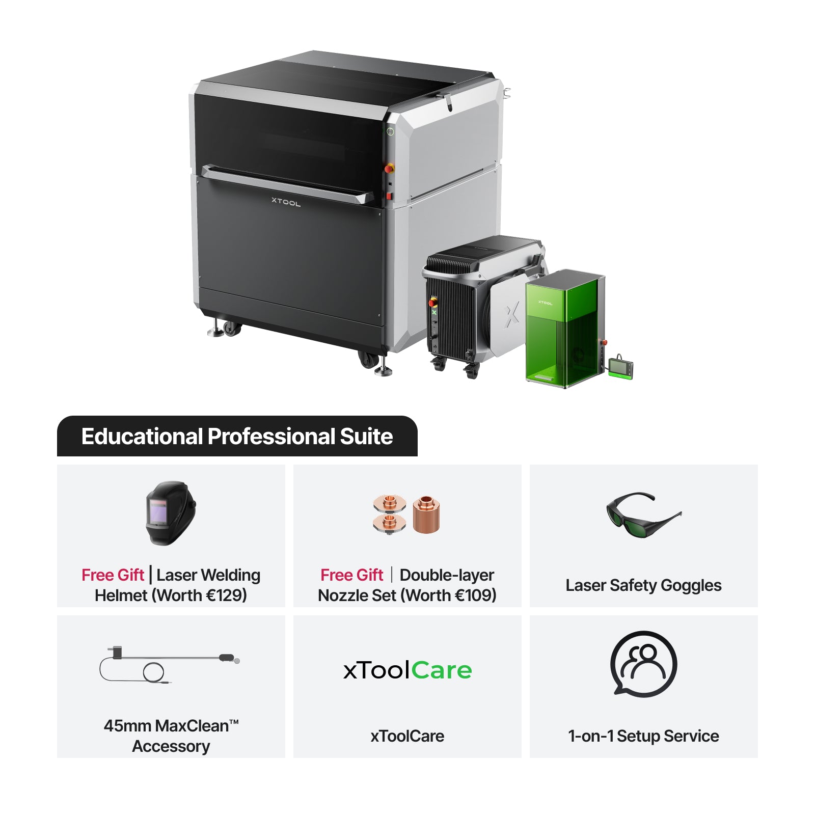 xTool MetalFab Laser Welder and CNC Cutter for Education