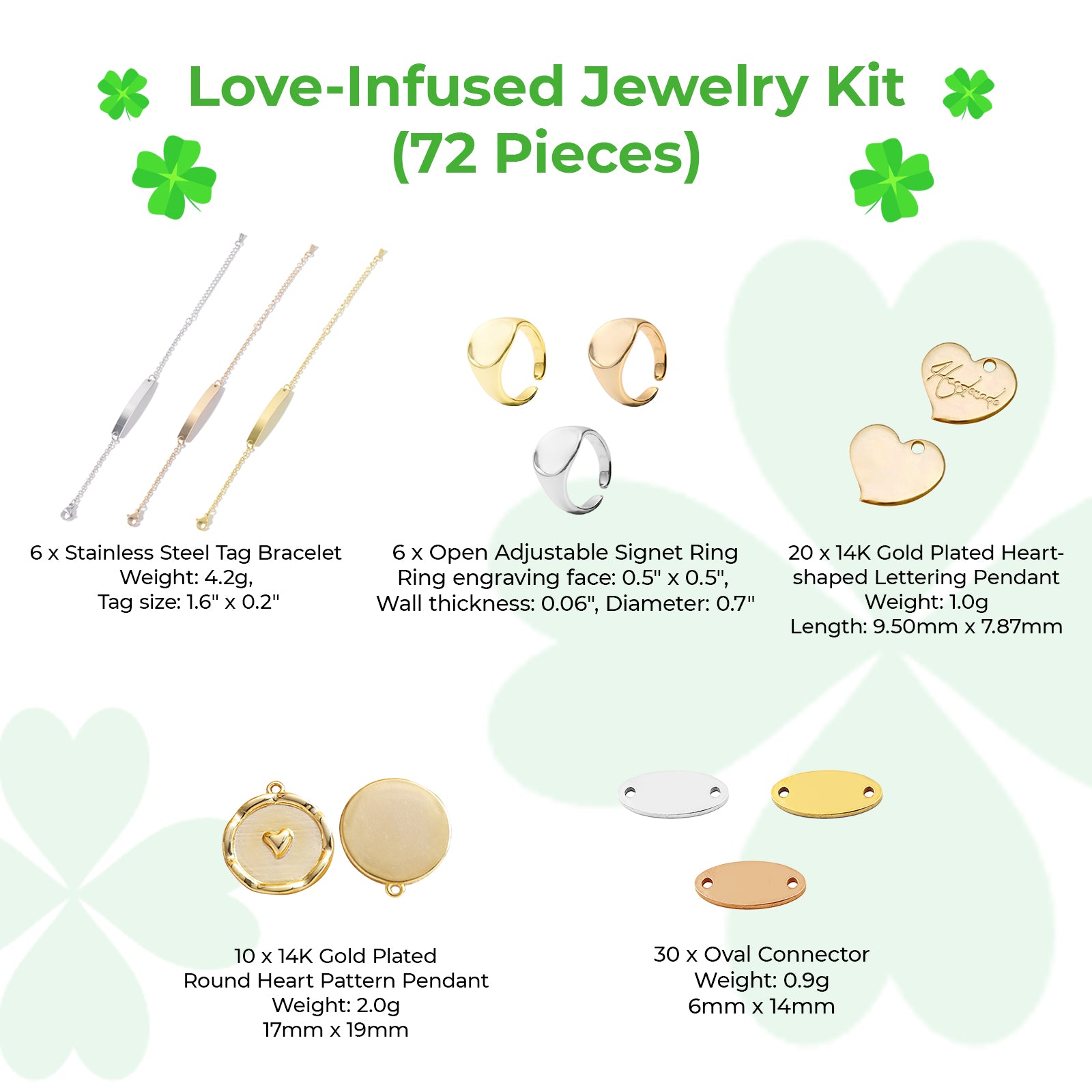 Love-Infused Jewelry Kit (72pcs)